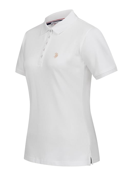 U.S. POLO ASSN. Dames Polo Shirt met korte mouwen gemaakt van katoen elastaan - Image 2