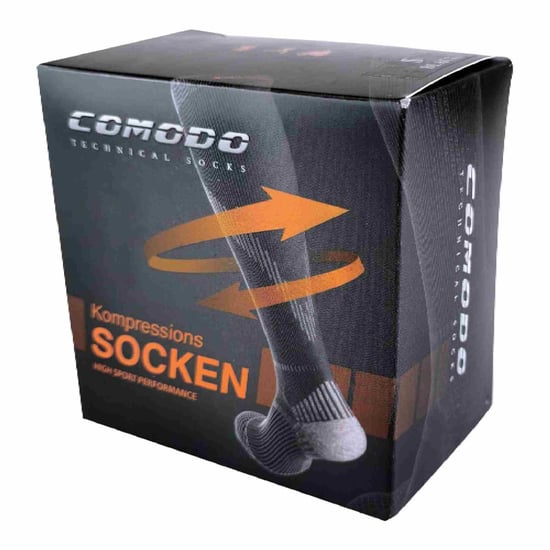 1 Pack Unisex Kuitlengte Compressie Hardloopsokken - Image 2