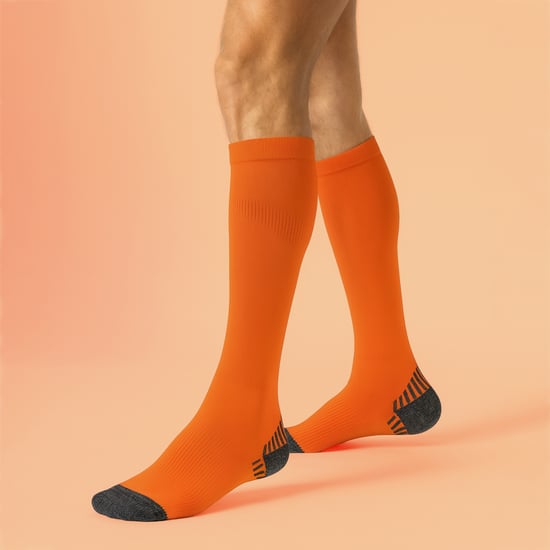 1 Pack Unisex Kuitlengte Compressie Hardloopsokken - Image 3