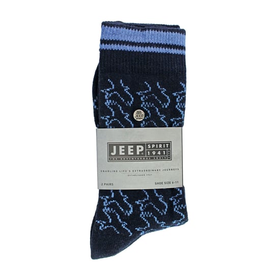 2-pack Heren Casual Geribbelde Katoenen Dress Socks | Middelzware Vierkante Gebreide Sokken - Image 2