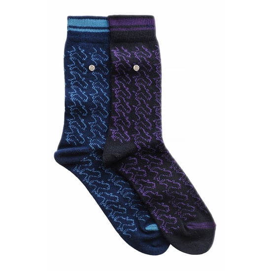 2-pack Heren Casual Geribbelde Katoenen Dress Socks | Middelzware Vierkante Gebreide Sokken - Image 3