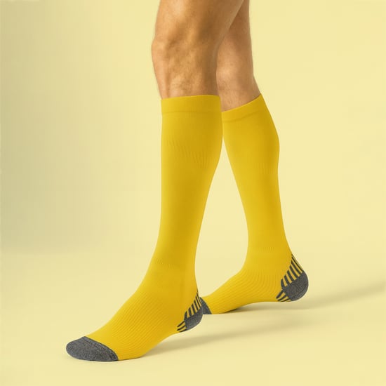1 Verpakking Unisex Compressie Hardloopsokken Tot Boven de Enkel - Image 3
