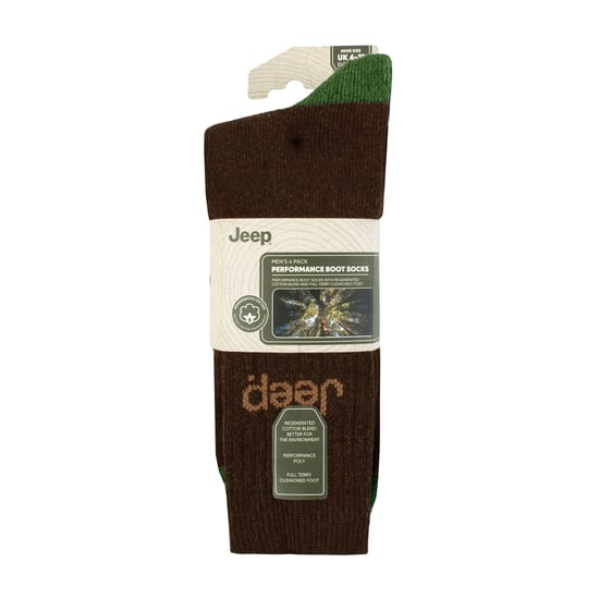 Heren 4-Pack Gerecycled Katoenen Boot Sokken | Dikke Gebreide Volledig Verstevigde Sokken - Image 2