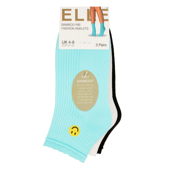 3-Pack Dames Geribbelde Enkelkousen met Rimpelrand - Zachte Stijlvolle Dagelijkse Pasvorm - Image 2