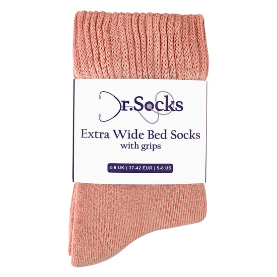 Dames Extra Brede WinterbedSokken met Antislip | Thermische SlaapSokken - Image 2