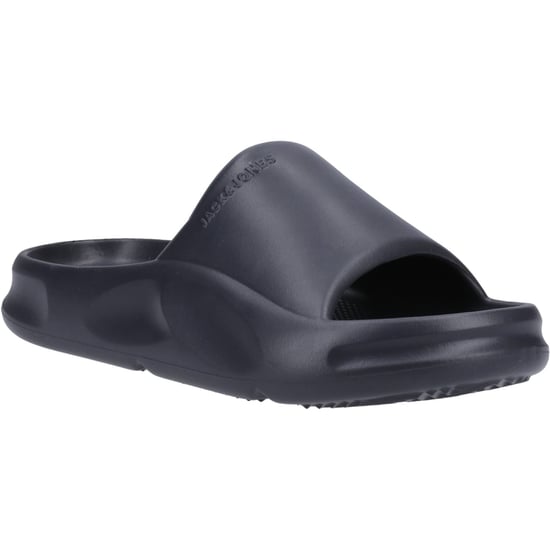 Jack & Jones Status Synthetic Heren Antraciet Slides - Image 1