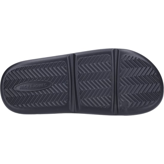Jack & Jones Status Synthetic Heren Antraciet Slides - Image 3
