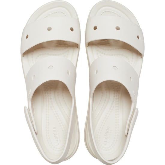 Women's Crocs Brooklyn Open Toe Flat Sandals in Stucco - Image 4