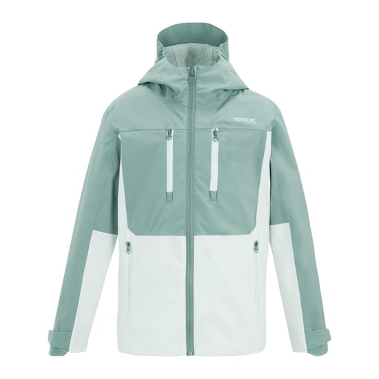 Regatta Highton Monochrome Waterdichte Jas voor Kinderen/Kinderen (Ivy mos/Ocean mist) - Image 1