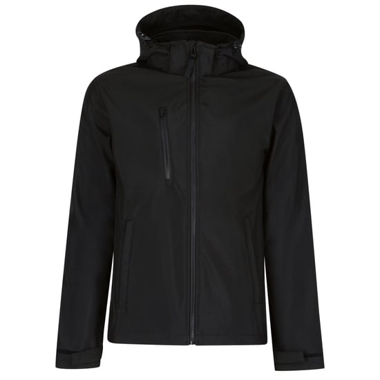 Regatta Professional Heren Venturer Softshell 3 Layer Hooded Jacket (Zwart) - Image 2