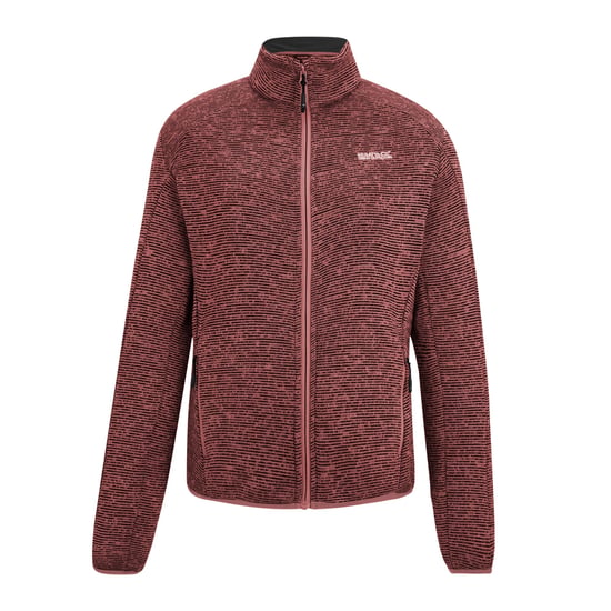 Regatta Dames/Dames Newhill Full Zip Fleecejack (Perzik Roze) - Image 2