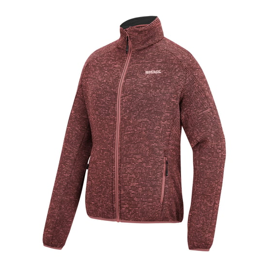 Regatta Dames/Dames Newhill Full Zip Fleecejack (Perzik Roze) - Image 4