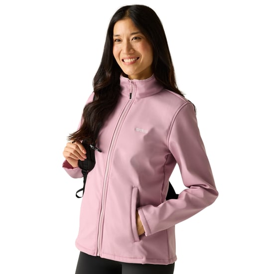 Regatta Dames/dames Connie V Softshell wandeljack (Lila poeder) - Image 4