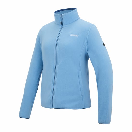 Regatta Dames/Dames Clemence IV Full Zip Fleece (Gewassen Denim) - Image 3