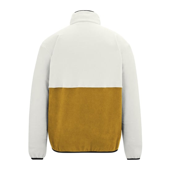 Regatta Heren Frankie Colour Block Full Zip Fleecejack (Wit steen/houtbruin) - Image 2