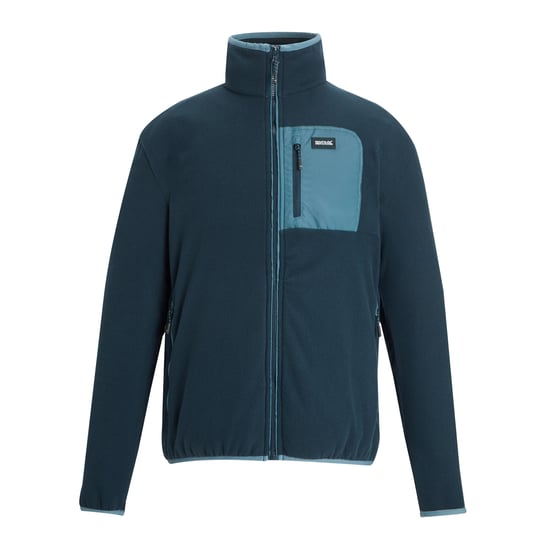 Regatta Heren Frankie Full Zip Fleecejack (Marine/China Blauw) - Image 1