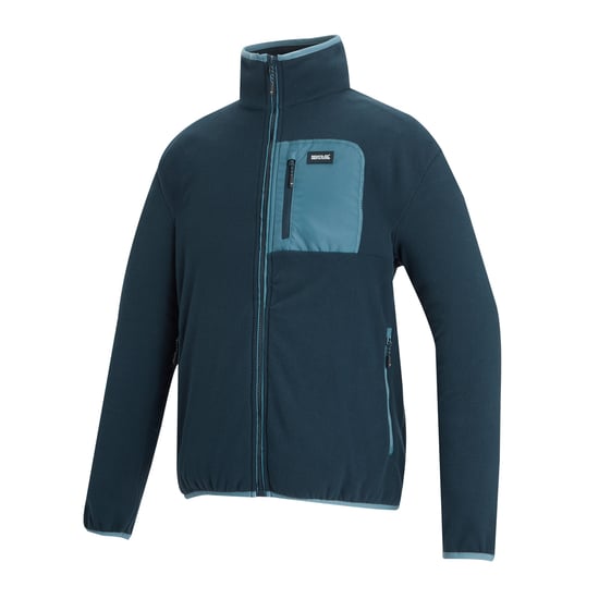 Regatta Heren Frankie Full Zip Fleecejack (Marine/China Blauw) - Image 3