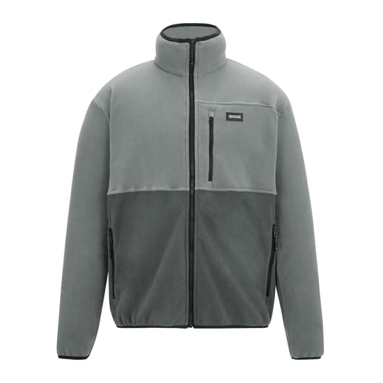 Regatta Heren Frankie Colour Block Full Zip Fleecejack (Storm/Loodgrijs) - Image 1