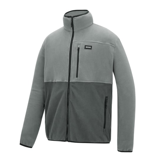 Regatta Heren Frankie Colour Block Full Zip Fleecejack (Storm/Loodgrijs) - Image 3
