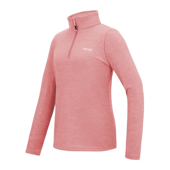 Regatta Dames/Dames Sweetheart Quarter Zip Fleece Top (Perzik Roze) - Image 3