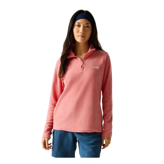 Regatta Dames/Dames Sweetheart Quarter Zip Fleece Top (Perzik Roze) - Image 4