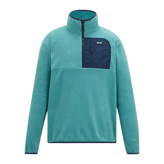 Regatta Heren Frankie Half Zip Fleece Top (Noordpool/Zwart) - Image 1