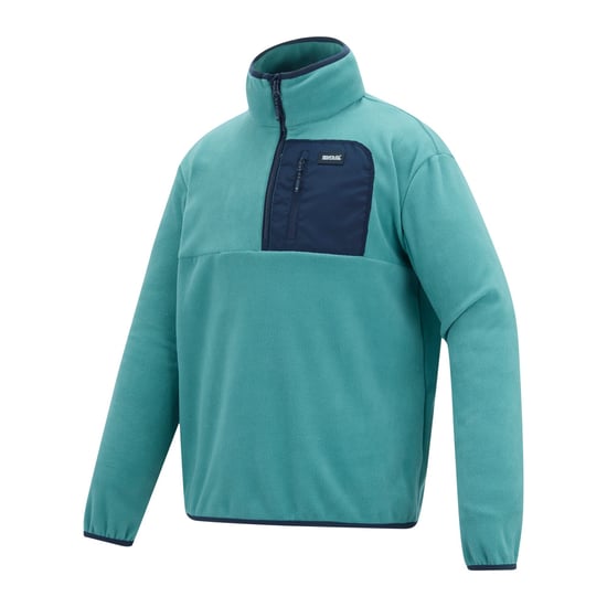 Regatta Heren Frankie Half Zip Fleece Top (Noordpool/Zwart) - Image 3
