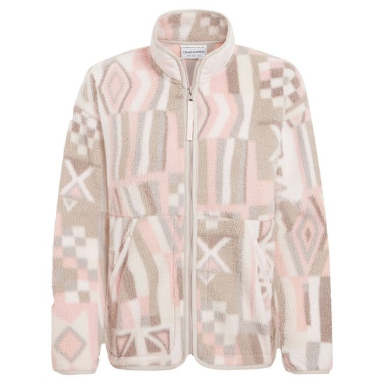 Craghoppers Dames/Dames Dante Patterned Full Zip Fleecejack (Amandel gesuikerd) - Image 1