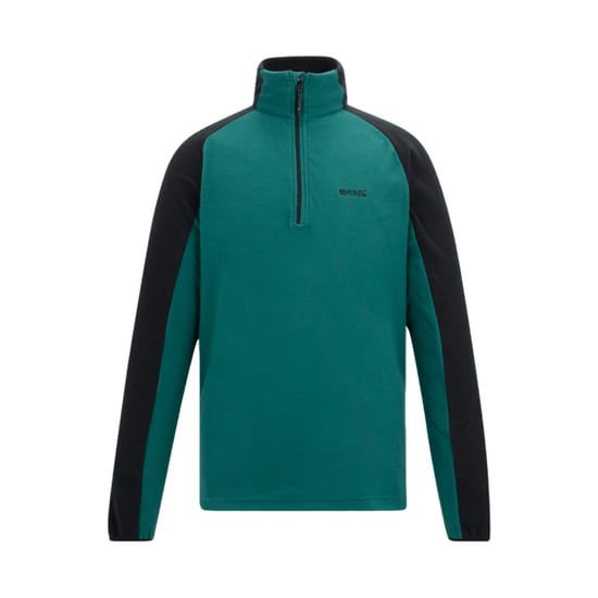 Regatta Heren Elson II Lichtgewicht Fleece (Groen mediterraan/zwart) - Image 1