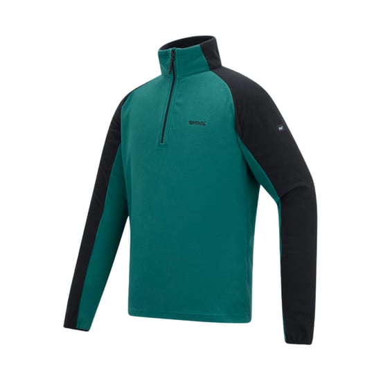 Regatta Heren Elson II Lichtgewicht Fleece (Groen mediterraan/zwart) - Image 3