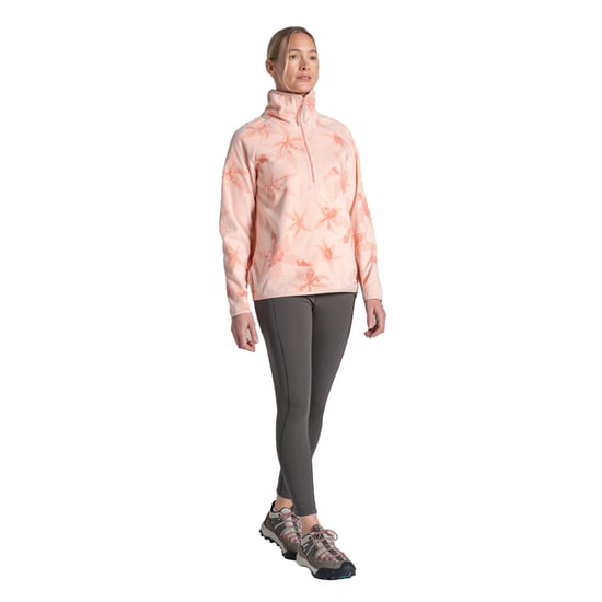 Craghoppers Dames/Dames Reedmace National Trust Half Zip Fleece Top (Sherbet Roze) - Image 4