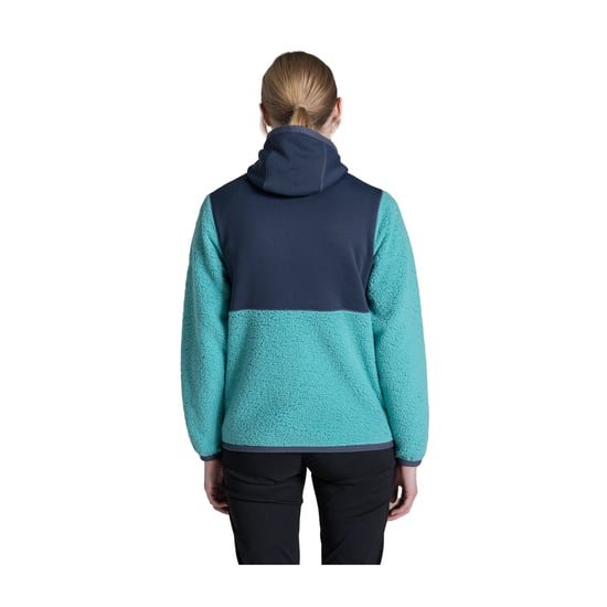 Craghoppers Dames/Dames Telesto Fleecejack met capuchon (Antraciet/Geglazuurd Aqua) - Image 2