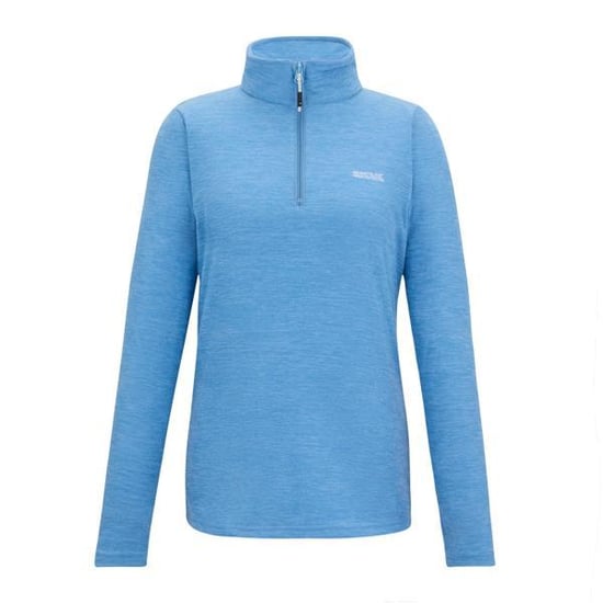 Regatta Dames/Dames Sweetheart Quarter Zip Fleece Top (Gewassen Denim) - Image 1