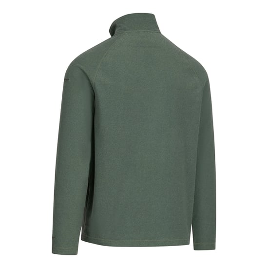 Trespass - Heren Keynote Anti Pluis 1/4 Rits Fleece Vest (Groen rook/alpine) - Image 2