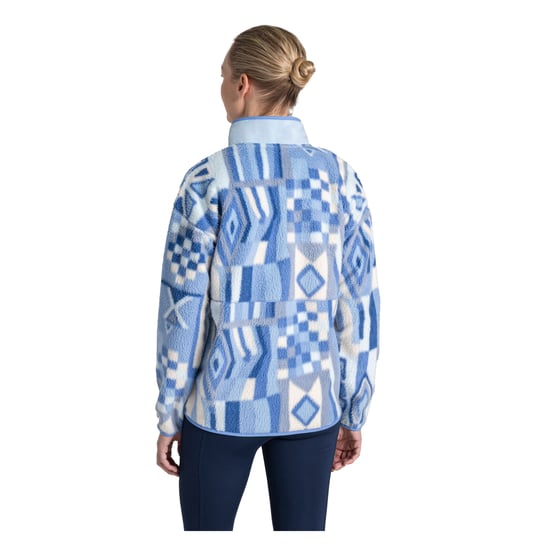 Craghoppers Dames/Dames Dante Patterned Full Zip Fleecejack (Vinca Blauw) - Image 2