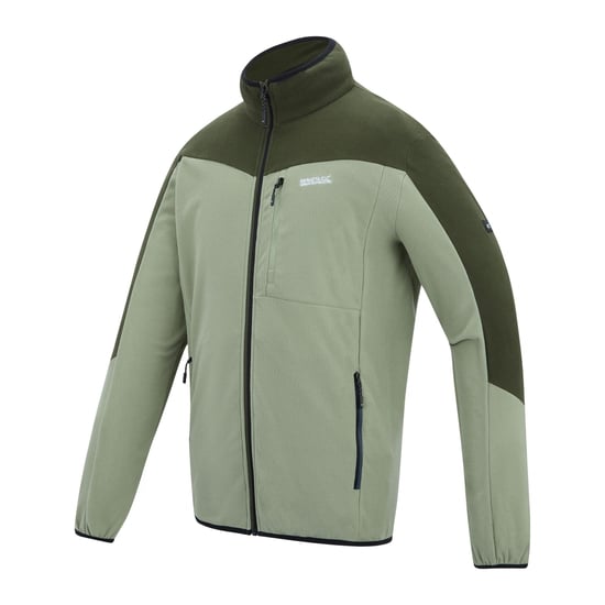 Regatta Heren Freesdale Fleece Jas (Lichte salie/donkere kaki) - Image 3