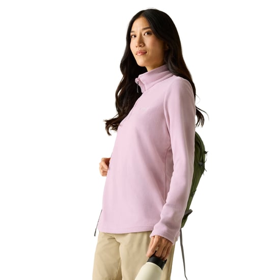 Regatta Dames/Dames Sweetheart Quarter Zip Fleece Top (Lila poeder) - Image 4