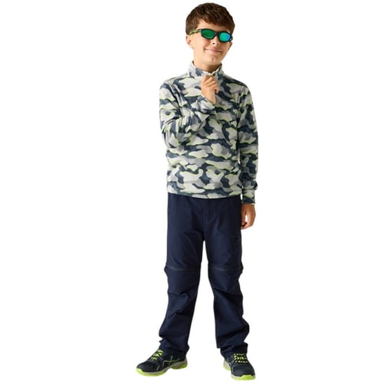 Regatta Kinder/Kids Hot Shot II Camo Fleece Top (Donkere storm) - Image 4