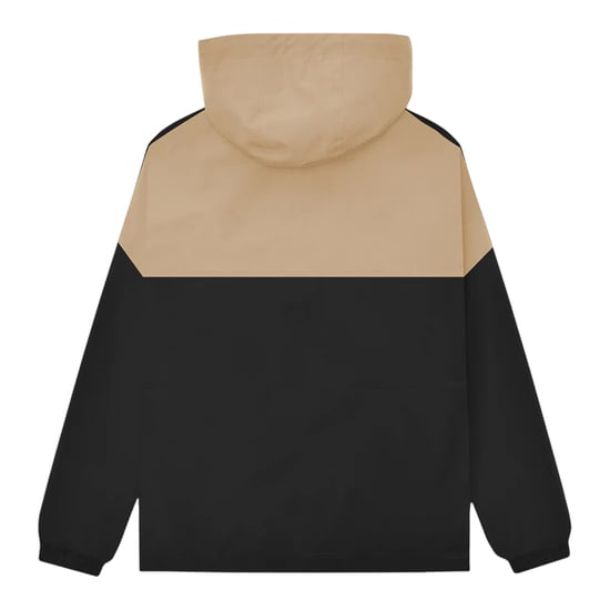 Lambretta Heren SS26 jas met contrasterend paneel (Zwart/Cashew) - Image 2