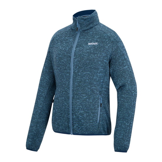 Regatta Dames/Dames Newhill Full Zip Fleecejack (Gewassen Denim) - Image 3