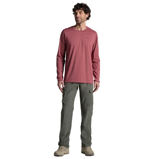 Craghoppers Heren Abel Nosilife T-shirt met lange mouwen (Atlas Rood) - Image 4