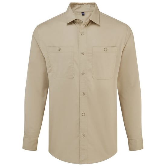 Premier Unisex Utility 2.0 Service Shirt voor volwassenen (Blijf Khaki) - Image 1