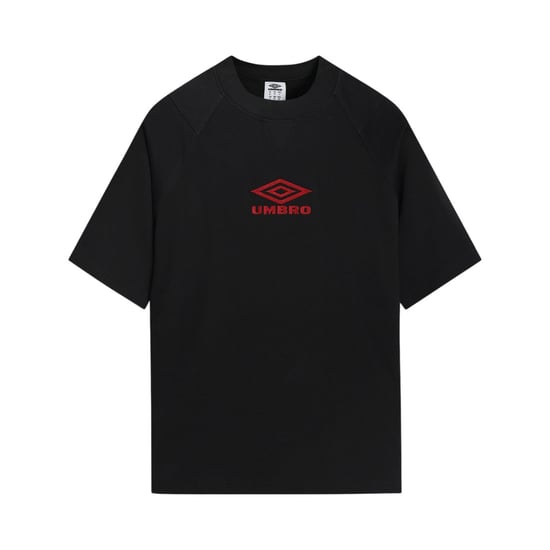 Umbro Heren Iconisch Boxy T-shirt (Zwarte/Chili peper) - Image 1