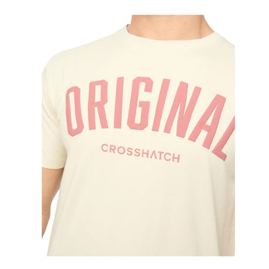 Crosshatch Heren Kensby T-Shirt (Neutraal) - Image 3