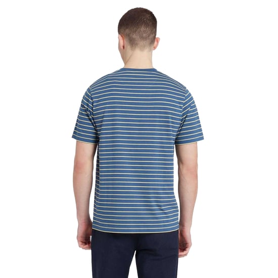 Farah Heren Oakland streep T-shirt (Grijs) - Image 2
