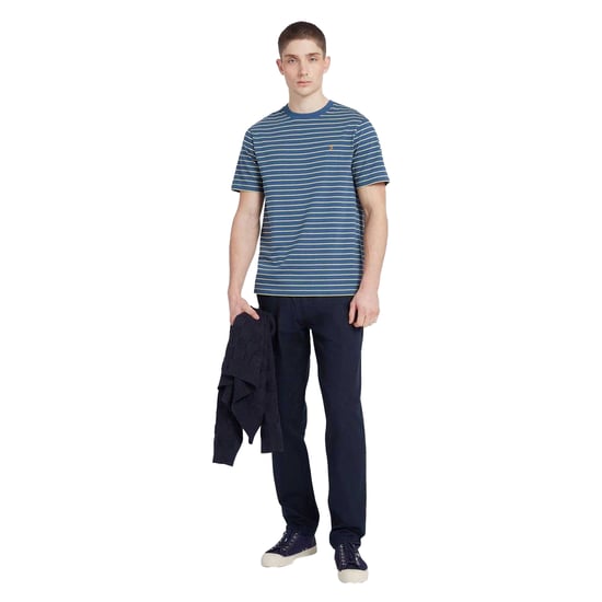 Farah Heren Oakland streep T-shirt (Grijs) - Image 4