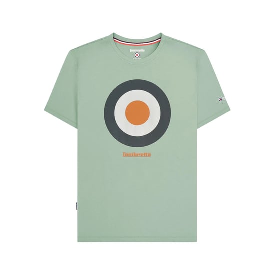 Lambretta Heren Target Katoenen T-Shirt (IJsberg groen) - Image 1