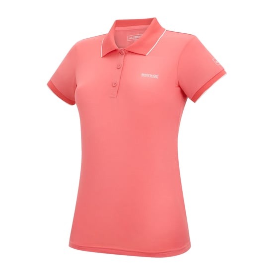 Regatta Dames/dames Remex II Polo Hals T-Shirt (Perzik Roze Effen) - Image 3