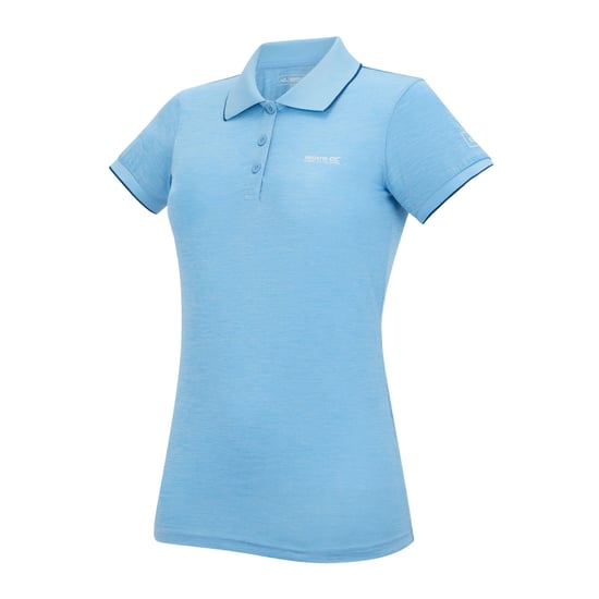 Regatta Dames/dames Remex II Polo Hals T-Shirt (Gewassen Denim) - Image 3