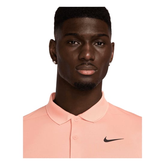 Nike Heren Victory Solid Poloshirt (Abrikoos Agaat/Zwart) - Image 3